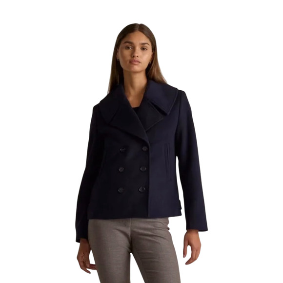 Quince Other - New!s Quince Women's Italian Wool Short Navy Peacoat Sz XL